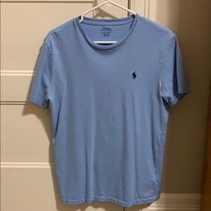 Men’s Small Polo T-Shirt Baby Blue Good Condition